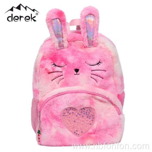 Long ear plush children's backpack